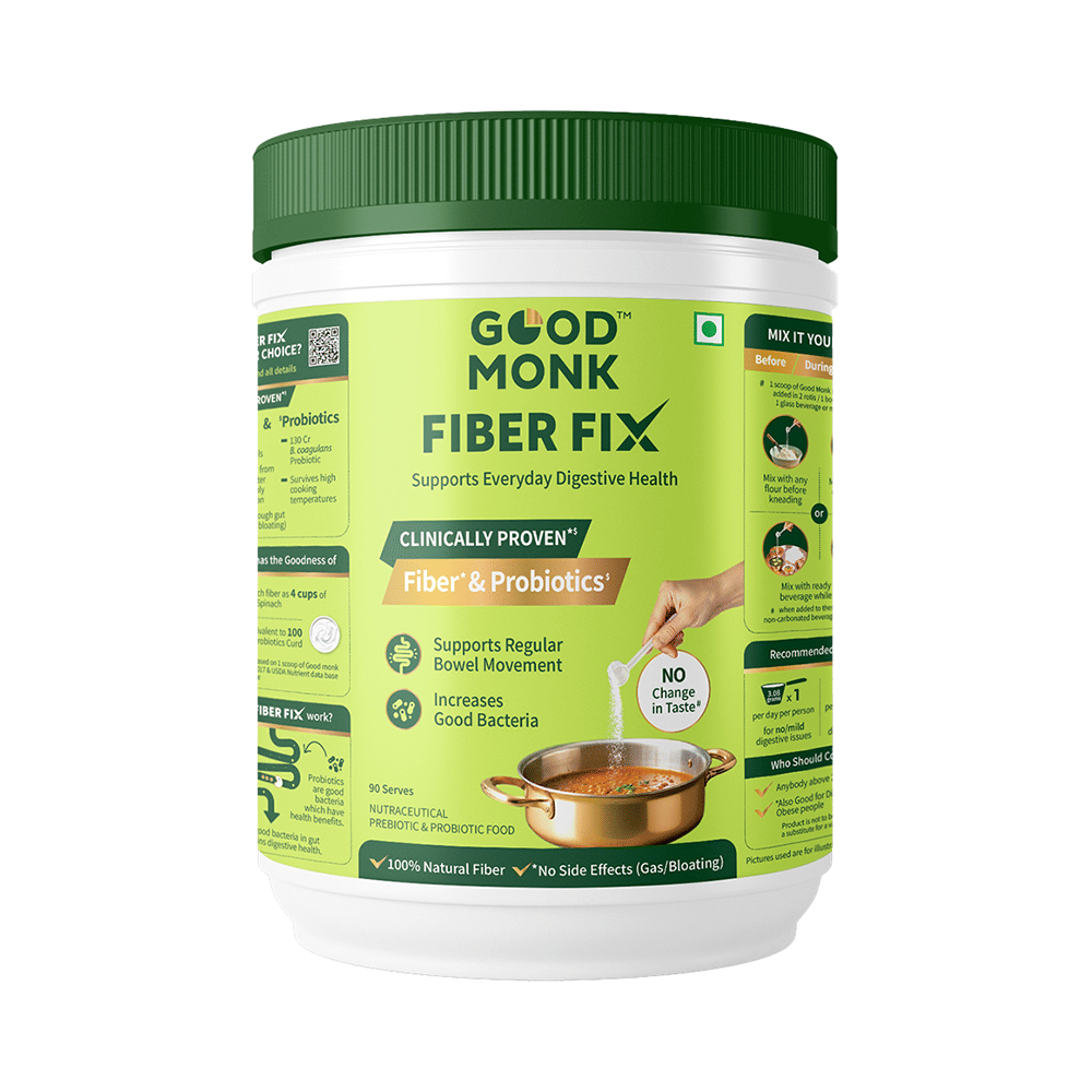 Good Monk Fiber Fix | Supports Everyday Digestive Health | 90 Serves For Kids (Age 2+) & Adults-image-10