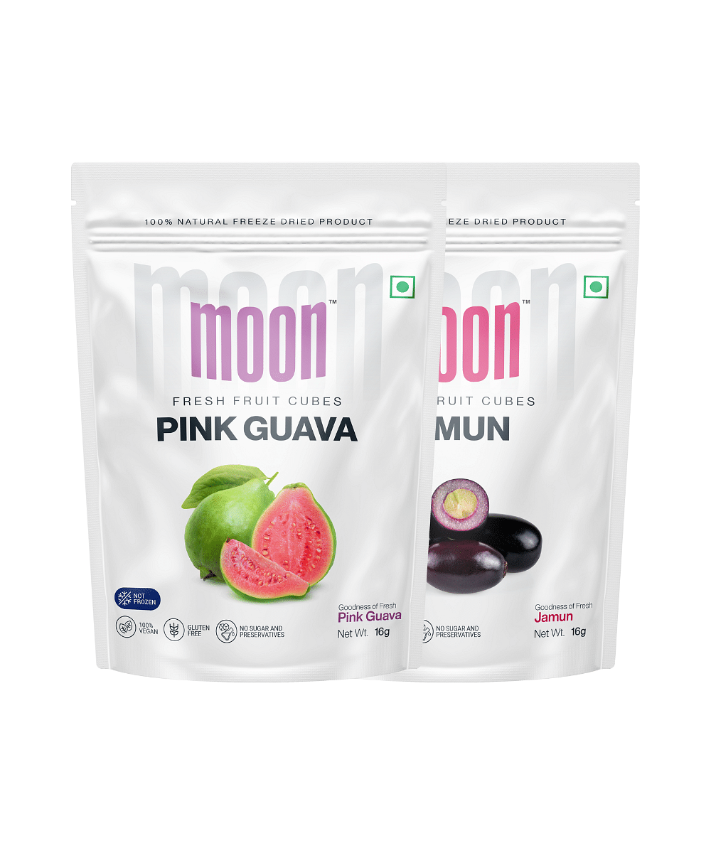 

Moon Freeze Dried Pink Guava Cube and Jamun combo