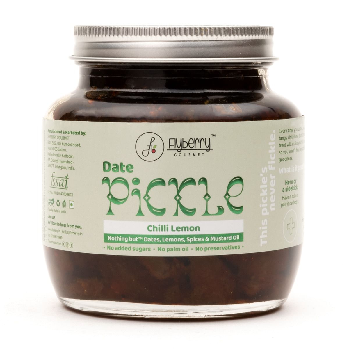 

Flyberry Gourmet Medjoul Date Pickle, 250g | 100% Natural | No Preservatives