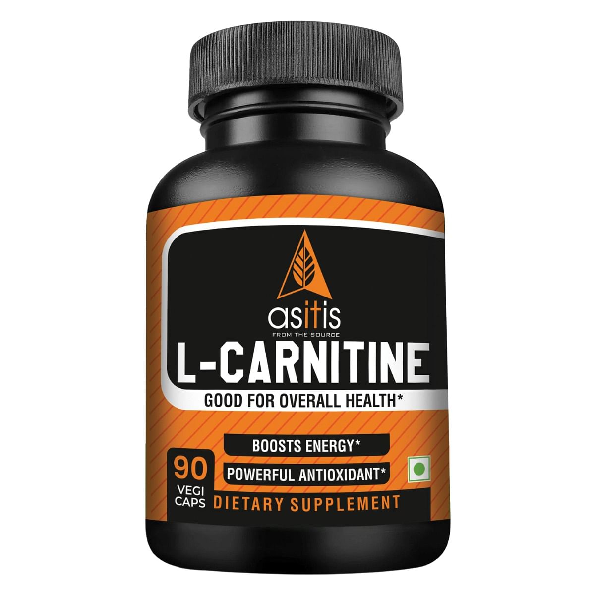 

AS-IT-IS Nutrition 100% L-Carnitine L-Tartrate, 500mg per serving, 90 Capsules| Imported Carnipure Source |Zero Fillers | Boosts Performance | Supp...