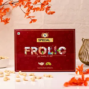 Special Choice Frolic Dry Fruits Gift Pack (Cashew Nuts Salted 100g & Indian Raisins 100g)