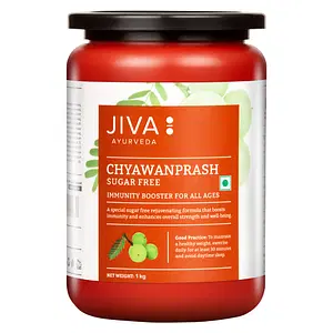 Jiva Ayurveda Sugar Free Chyawanprash, Rich in Vitamin-C, No Added Sugar, Natural Rejuvenator & Immunity Booster - 1kg Pack of 1