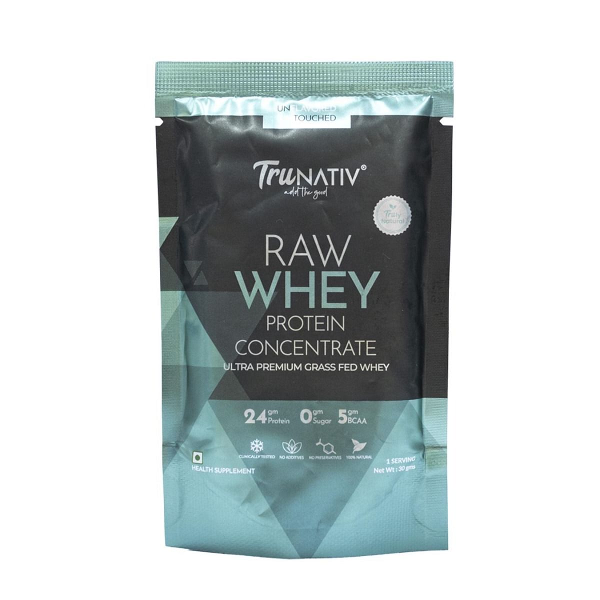 

TruNativ Raw Whey Protein Concentrate Powder for Muscle Support & Recovery | 24 gm Protein | 5 gm BCAA | No Added Sugar | Ultra low Carbs | For Men...