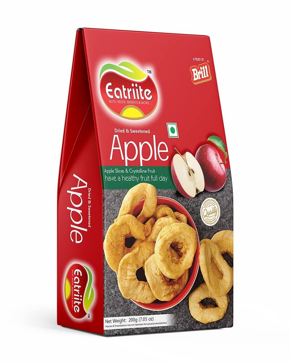 

Eatriite Dried & Sweetened Apples 200g | Naturally Dried Apples | Vitamin & Antioxidants Rich | Apple Dry Fruits, 100% Natural | Vegan, Superfood |