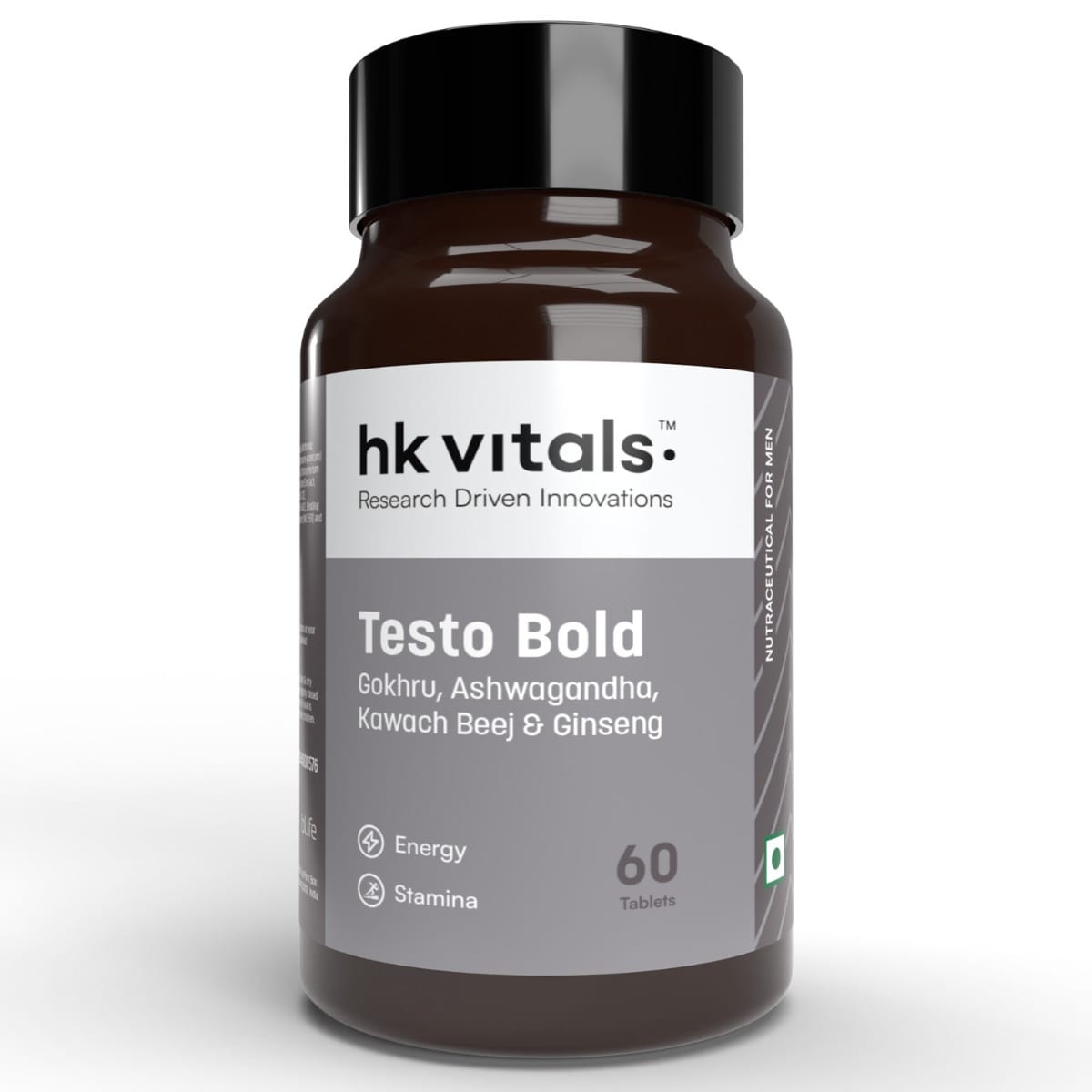 hk vitals Testo Bold (60 Tablets) | Testosterone Booster for Men | For Energy, Stamina, & Strength-image-5