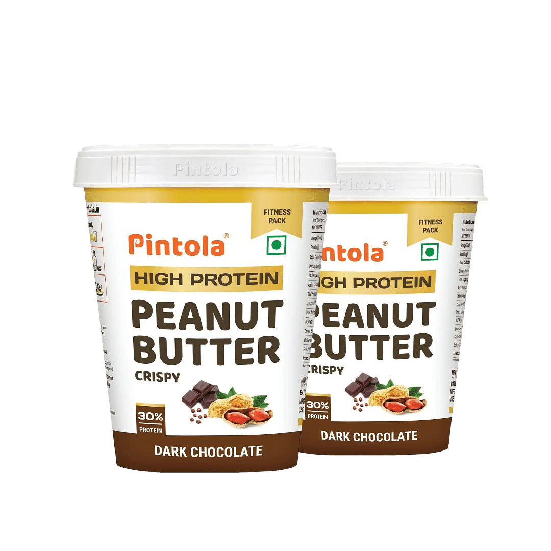 

Pintola HIGH Protein Peanut Butter Dark Chocolate | 30% Protein | High Fibre | NO Salt | Non GMO, Naturally Gluten Free, Zero Cholesterol | Crispy,...