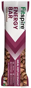 Fitspire Fit Nutritional Energy Bar - Mocha Hazelnut, 35gm | Vegan energy bar | Healthy Diet Snack with Almonds, Oats, and Millets, Gluten Free and High in Protein (Pack Of 1)