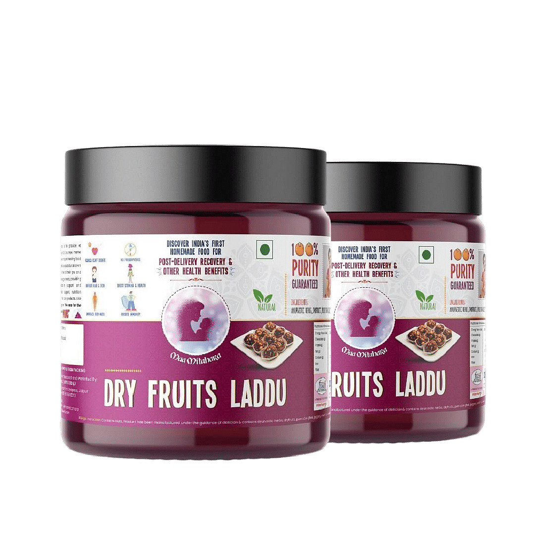 

Maa Mitahara Post delivery DryFruit Laddu (200 gm) | Pack of 2
