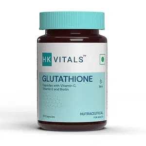 HealthKart HK Vitals Glutathione + Vitamin C + Vitamin E + Biotin | 30 Capsules | Skin