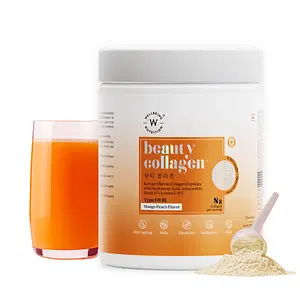 Wellbeing Nutrition Beauty Collagen 250g | 25 Serving | Mango Peach Flavor | Anti-Aging | Hair | Nails | Skin