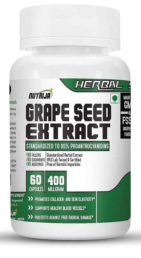 

NutriJa Grape Seed Extract - 60Capsules