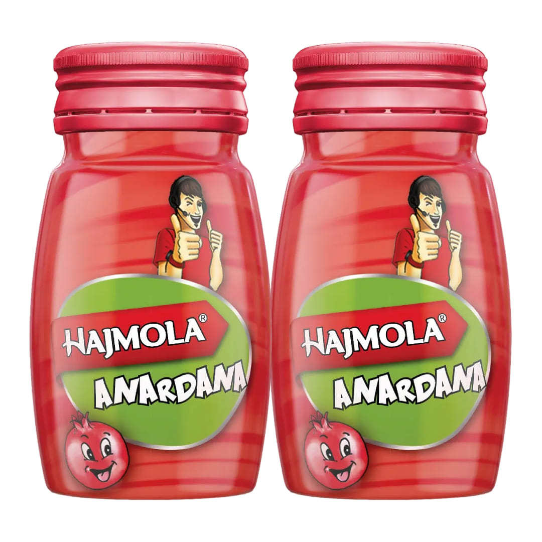 Dabur Hajmola Tasty Digestive Tablets (Anardana Flavour) | Healthy, Tasty & Chatpata | Ayurvedic Tablets For Improved Digestion | Relief From Flatulence