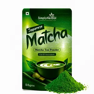 Simply Herbal Japanese Matcha Green Tea Powder  - 55 g