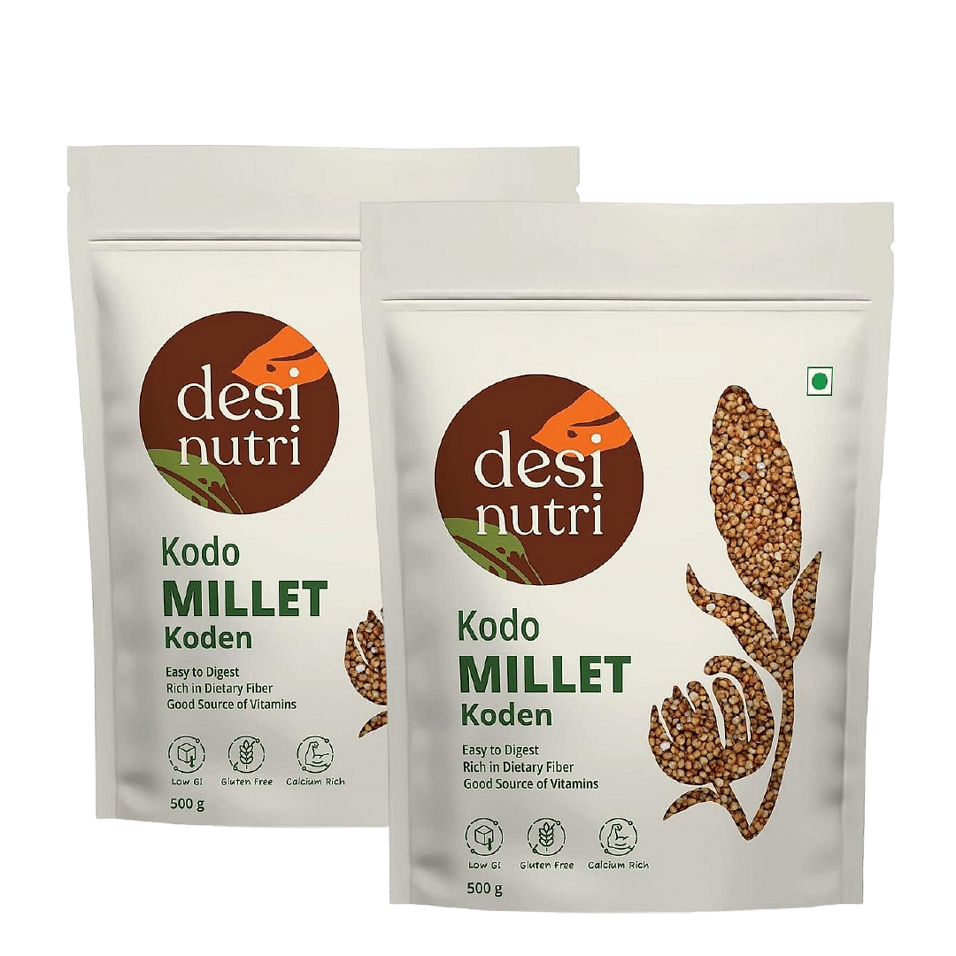 

Desi Nutri Kodo Millet Grains | Millets | Natural Grains | Arikelu | Varagu | Harka | Kodon | Kodo Millet - 500 gms | Rich in Fiber and Protein | S...