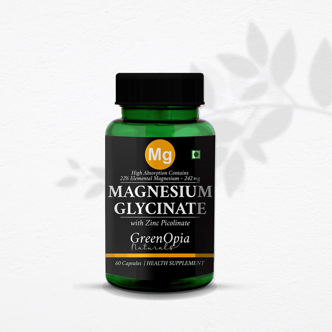

GreenOpia Magnesium Glycinate with Zinc Picolinate, 60 Vegetarian Capsules