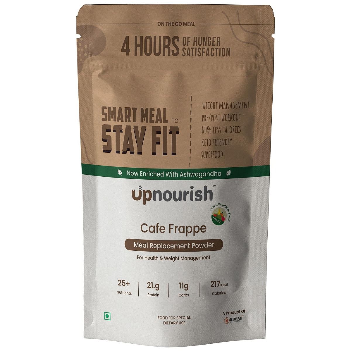 

UpNourish Café Frappe Meal Replacement Smoothie (50g x 4)