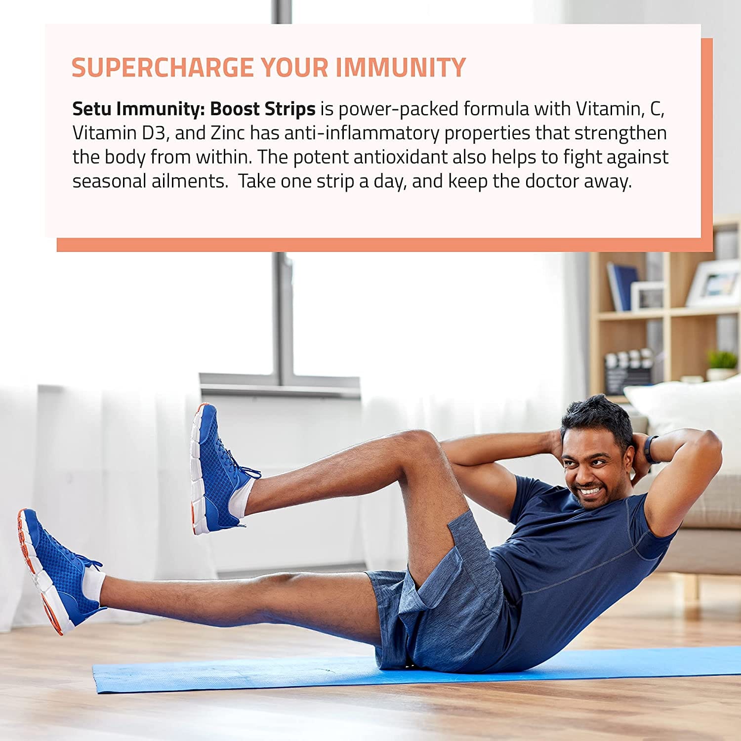 Setu Immunity Boost Strips Promotes Immunity, Energy, Bone Health And