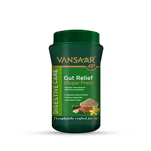 Vansaar Gut Relief | Relieves Constipation & Indigestion |Non Habit Forming 100% Safe Ayurvedic Laxative Powder to Cure Digestive ProblemsÂ  - 200g