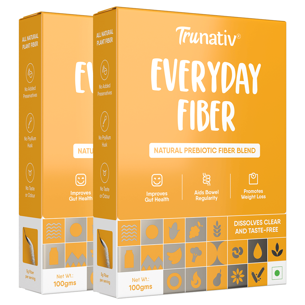 

TruNativ Everyday Fiber| Enhances Digestive Health| Plant based Fiber| Non-GMO| Helps Control Blood Sugar Levels| Gluten Free| Dissolves Clear| Unf...