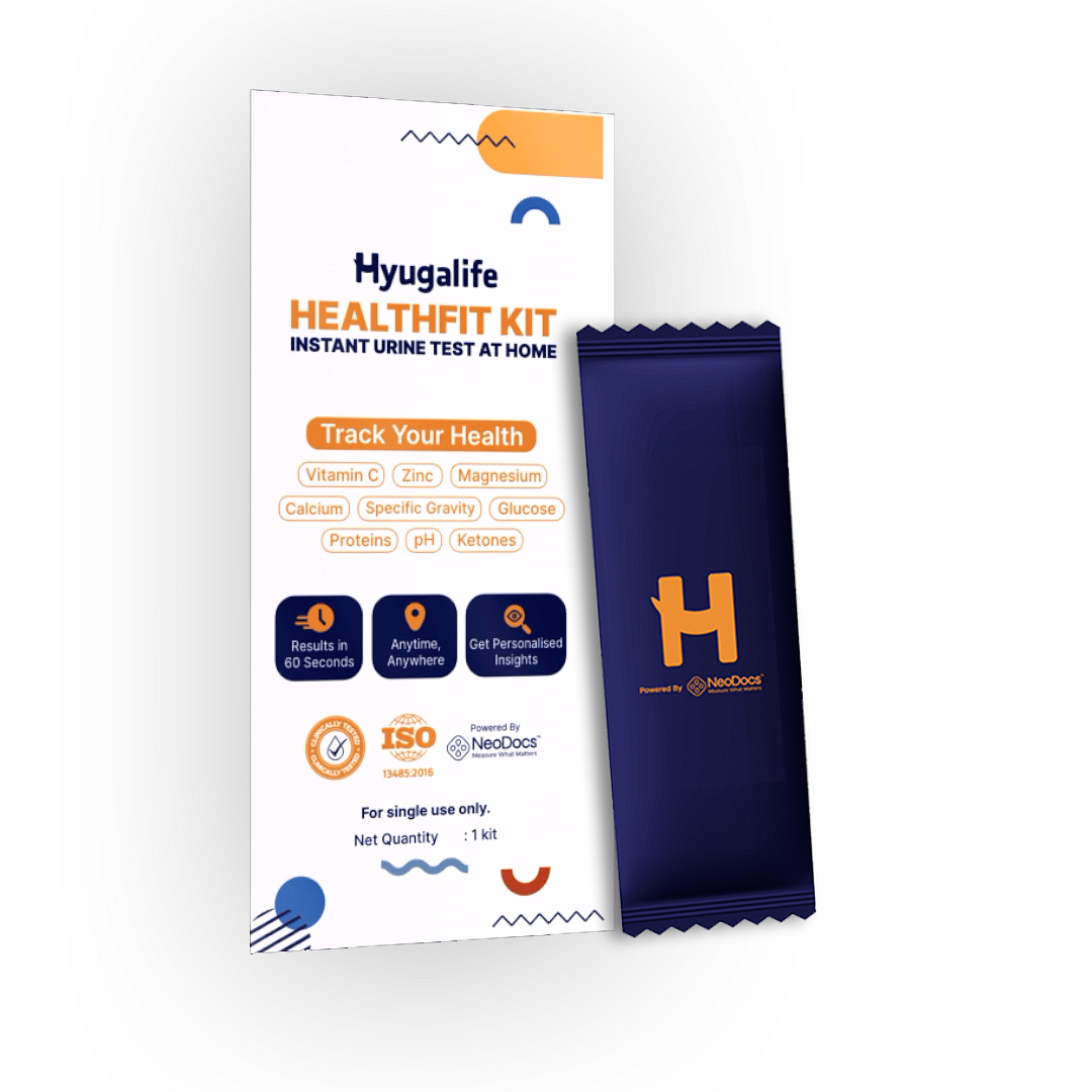 

At Home HEALTH FIT KIT - Urine Test with App | Track & Improve Sleep, Metabolism, Stress, Immunity, Hydration, Energy