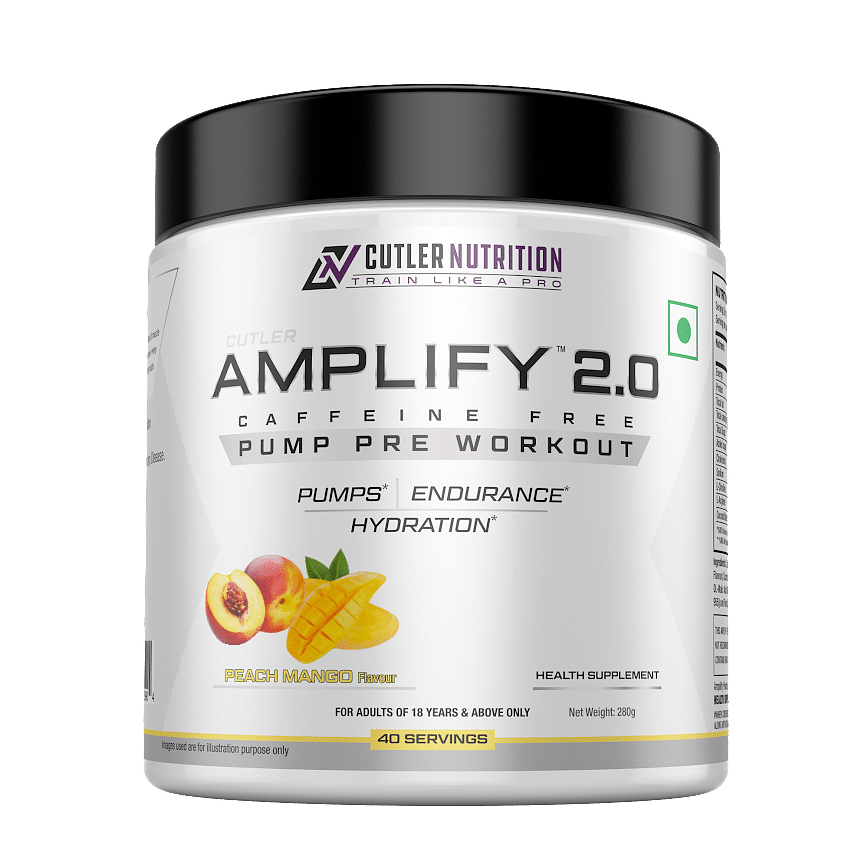 

Cutler Nutrition Amplify Caffeine Free Pre Workout for Men and Women Stimulant Free Muscle Pump Enhancer with L- Arginine, Coconut Water Powder and...