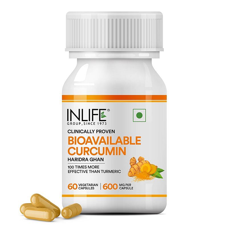 

INLIFE Bioavailable Curcumin Capsules | Curcumin Supplement with Organic Ingredient, Vegetarian, Clinically Proven, Supports Immune Function, Fight...