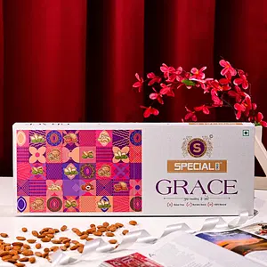 Special Choice Grace Dry Fruits Gift Pack (Cashew Nuts Salted 100g, California Almonds Salted 100g, California Pistachio 100g & Indian Raisins 100g)