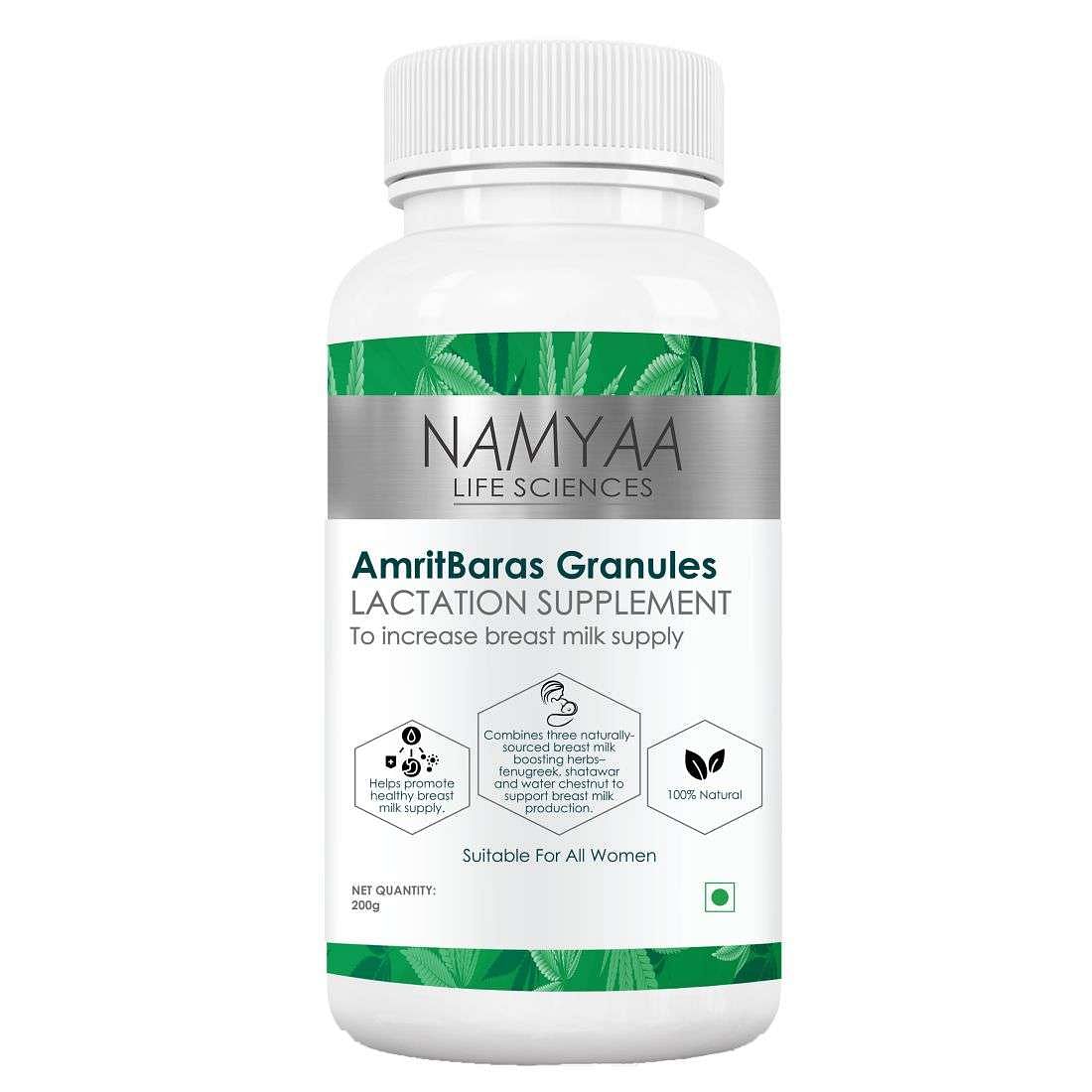 

Namyaa Amritbaras- Lactation breastfeeding supplement| Boosts breast milk supply