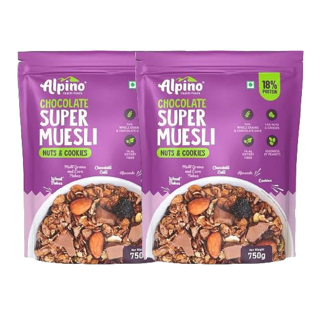 

Alpino Super Chocolate Muesli Nuts & Cookies 750g | Pack of 2