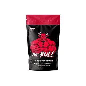 Kobra Labs The Bull Mass Gainer with 23 Vitamins & Minerals, High Protein and Calories (1kg, Chocolate)