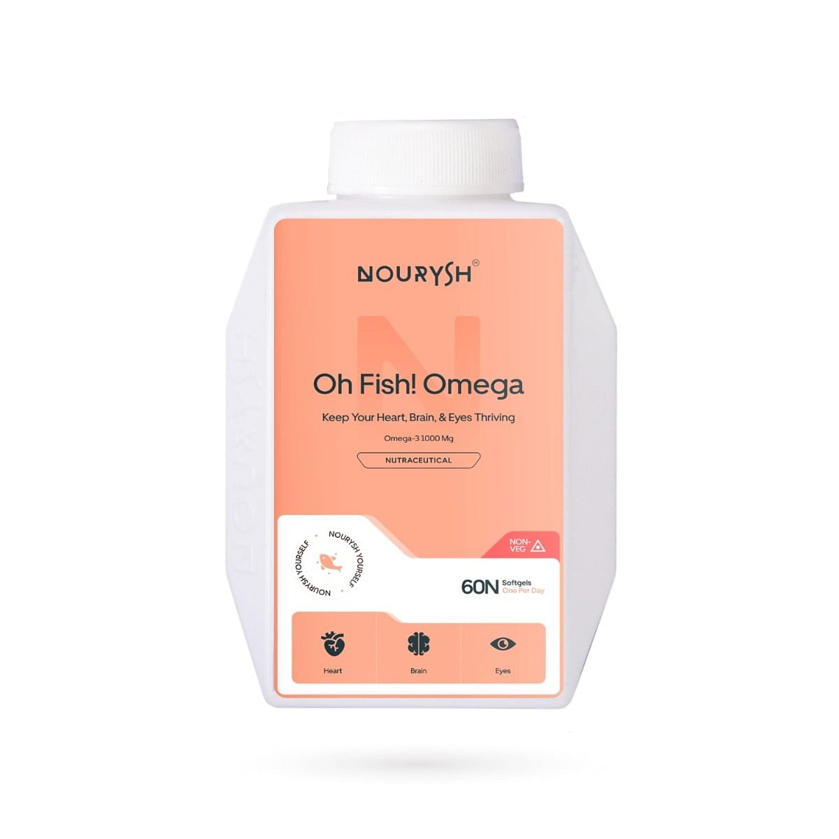 

Nourysh Omega-3 Softgel | Oh Fish! Omega