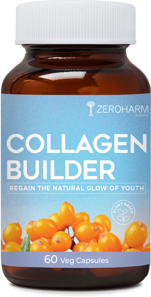 

ZEROHARM Collagen Builder | Anti-aging supplements for women | Natural, youthful glow | Improves natural collagen levels | Wrinkle free skin| Promo...