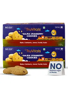 TruVitals Bajra Cranberry Cookies- Pack of 2