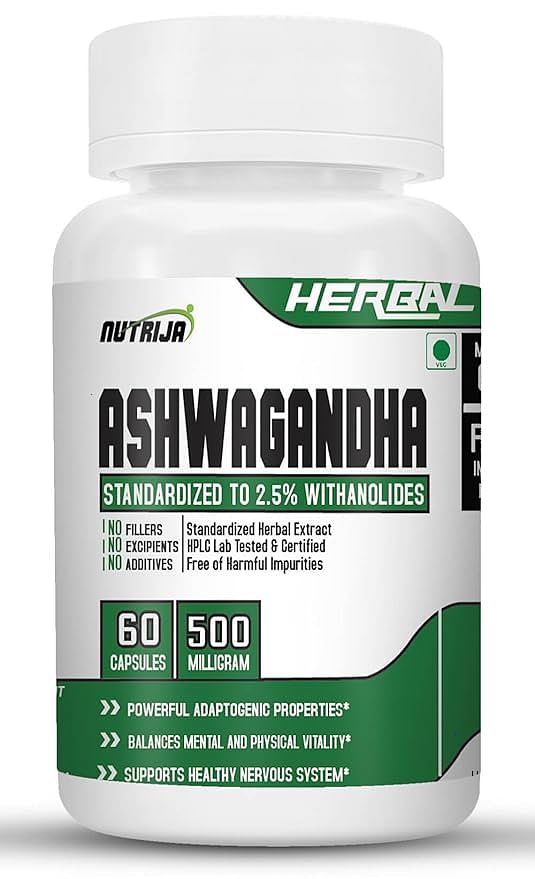 

NutriJa ASHWAGANDHA 500MG - 60 Capsules