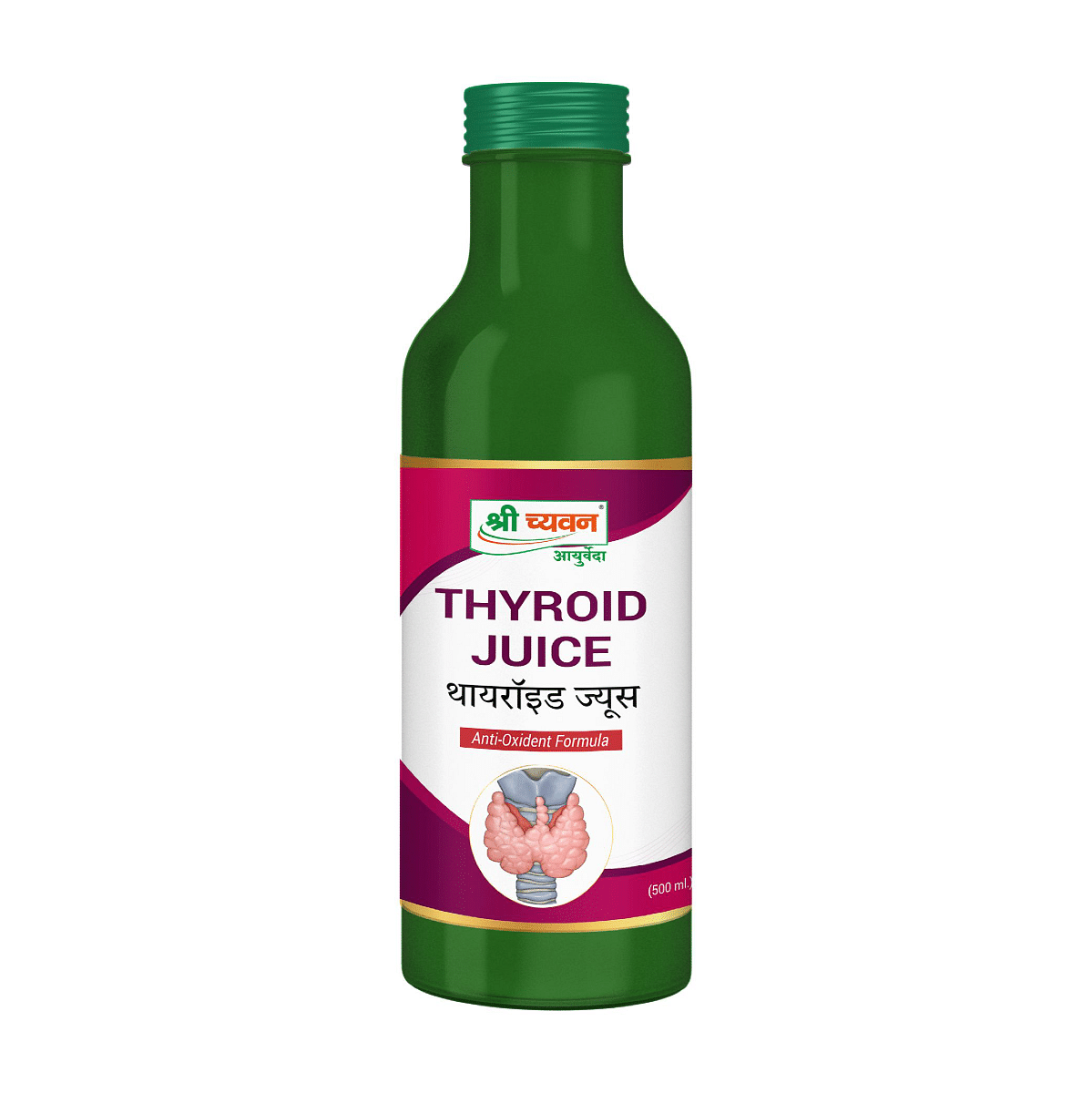 

Shri Chyawan Ayurveda Thyroid Juice -500 ml | Maintains Thyroid Levels | Reduces Weakness and Fatigue |