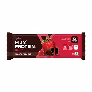 RiteBite Max Protein Daily Choco Berry 10g Protein Bars 