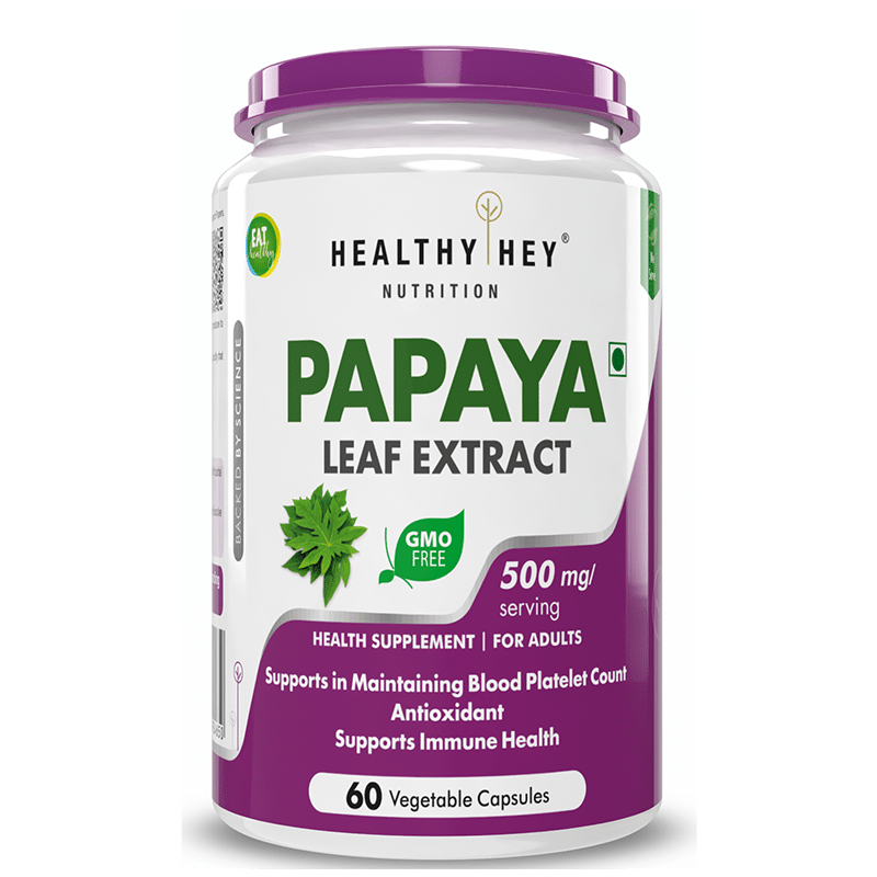 

HealthyHey Nutrition Papaya Leaf Extract 60 vegetable capsules