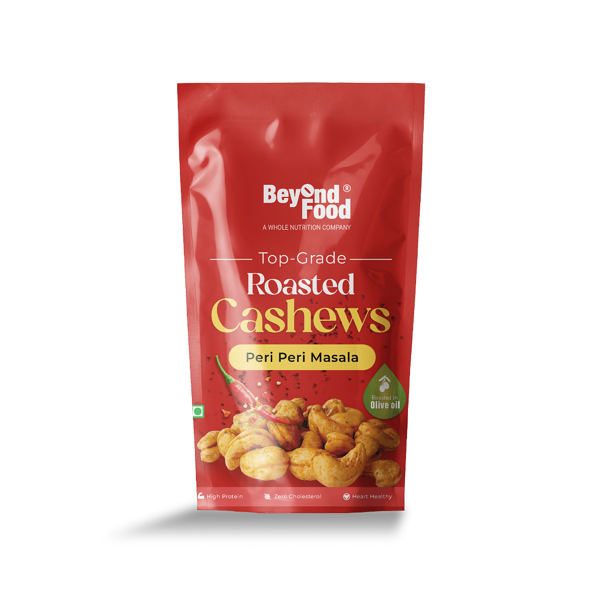 

Beyond Food Roasted Cashews - Peri Peri Masala - 100g