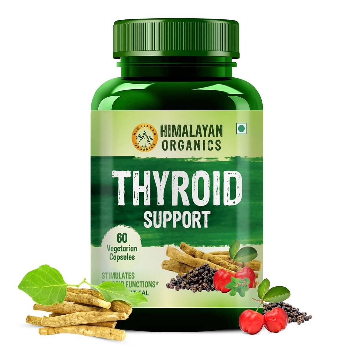 

Himalayan Organics Thyroid Supplement to Support and Maintain Healthy Cellular Metabolism | Natural Ingredients For both Men & Women (60 Capsules)