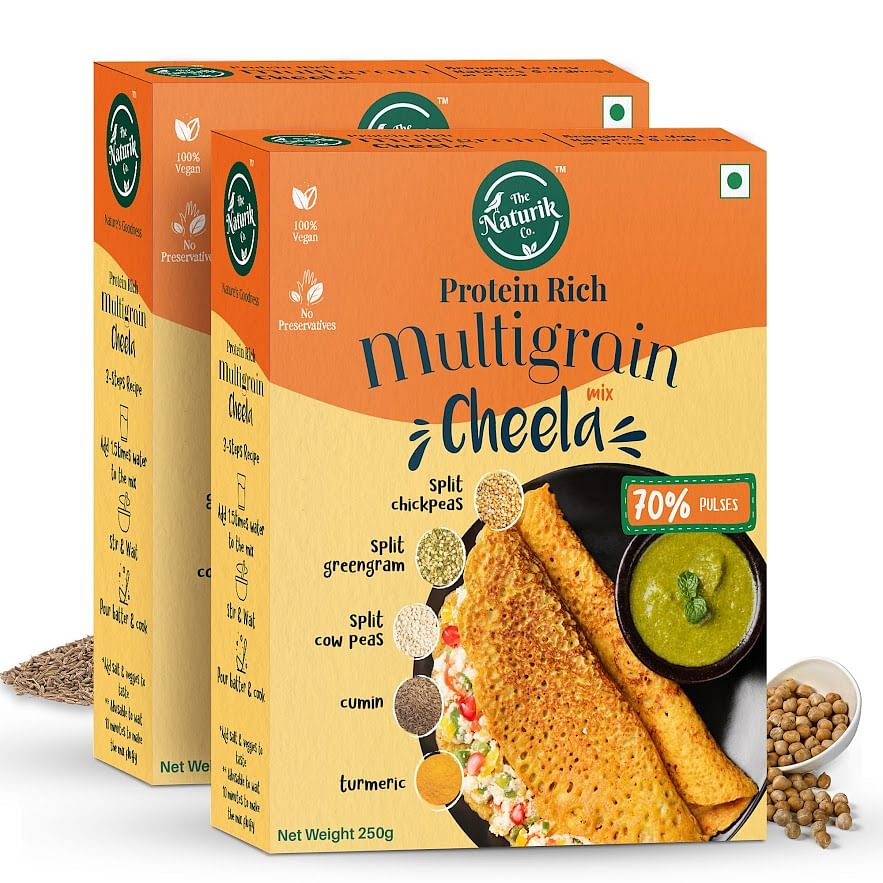 

The Naturik Co Multigrain Cheela Mix - 250g each (Pack of 2)