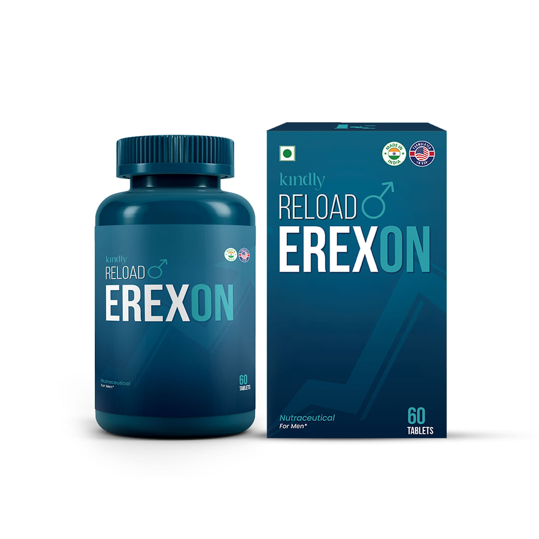 

Reload Erexon | Pack of 1 (60 Tablets) | With Horny Goat Weed, Muira Puama & Vitamin B12 | Herbal Formula for Men’s Vitality & Wellness