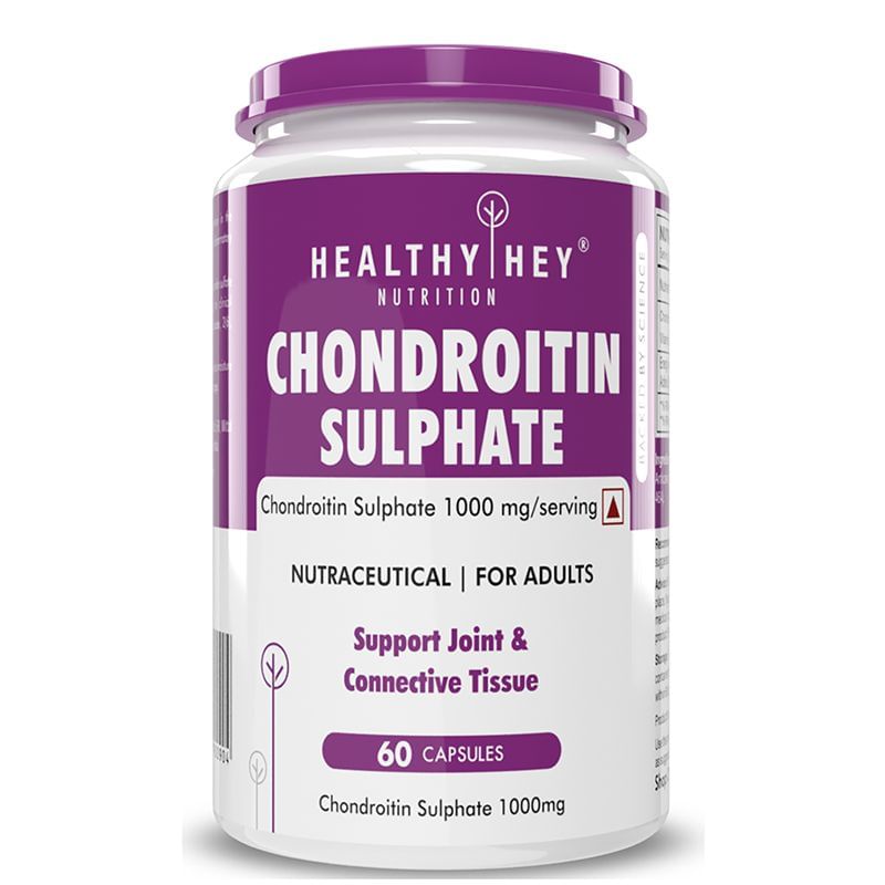 HealthyHey Nutrition Chondroitin Sulphate 1000mg, Support for Joints