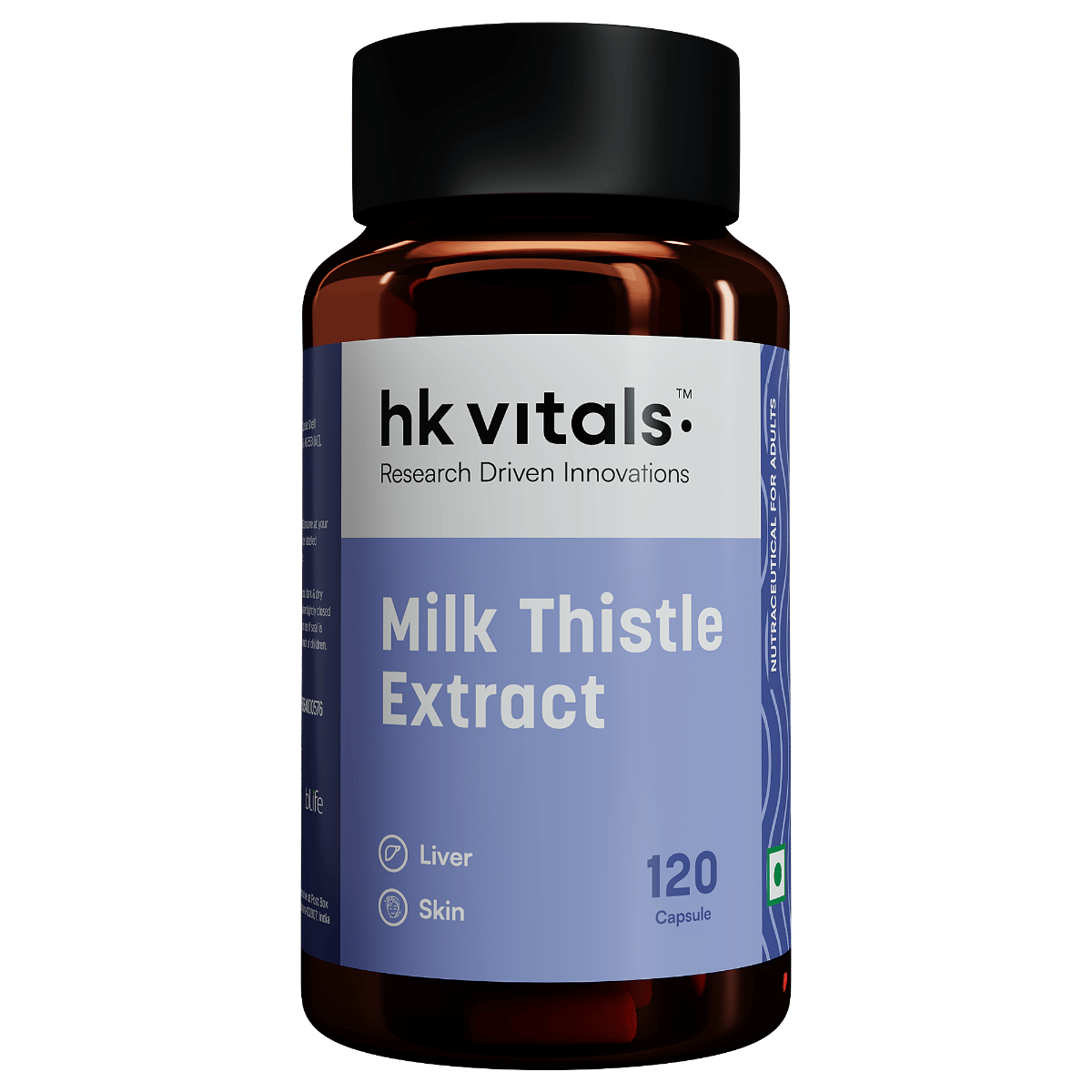 hk vitals Milk Thistle Extract (120 Capsules) | Liver Support Supplement | Silybum Marianum Liver Detox for Men and Women-image-16