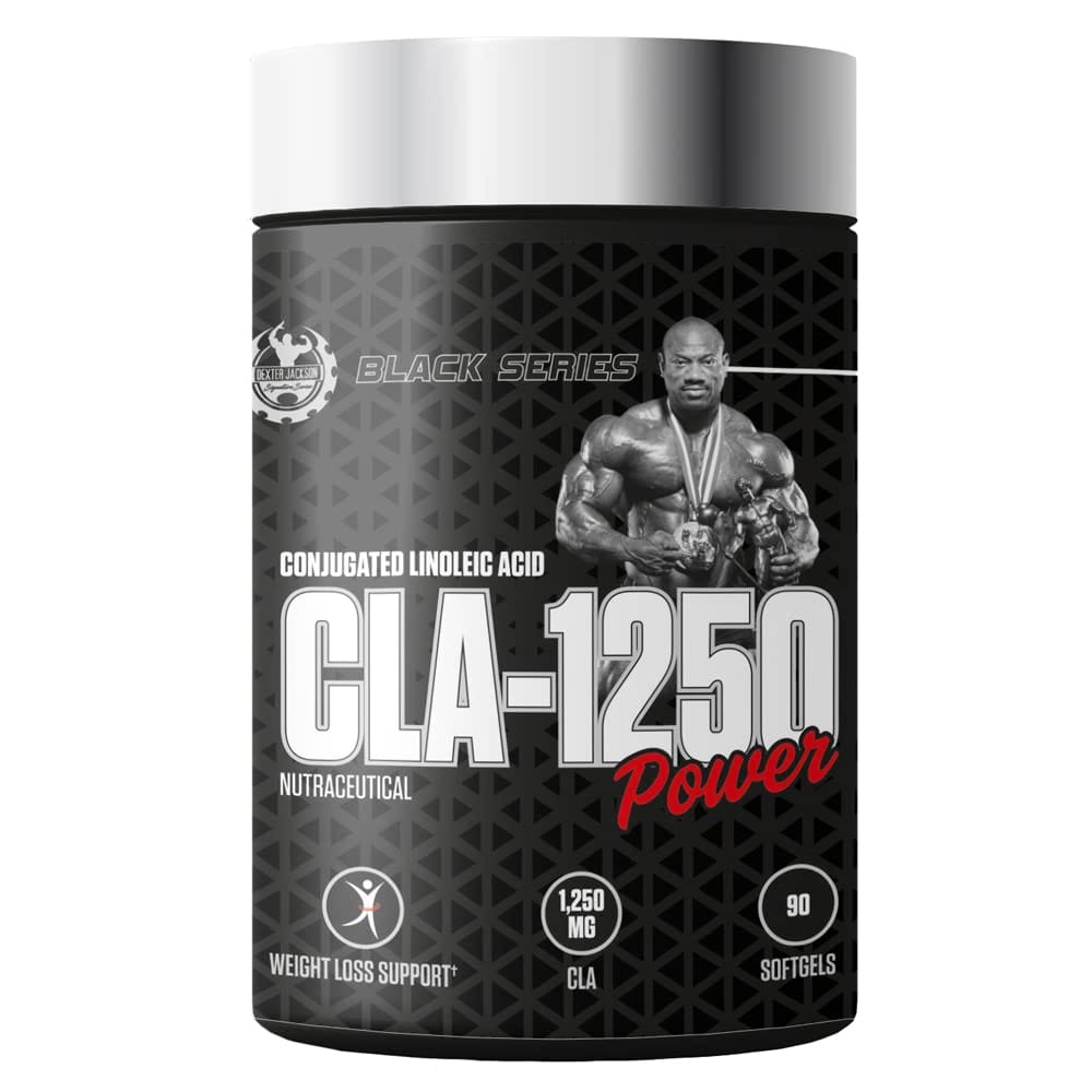 

Dexter Jackson Black Series CLA-1250 | Conjugated Linoleic Acid | 90 Softgels - Premium Weight Management and Lean Muscle Support