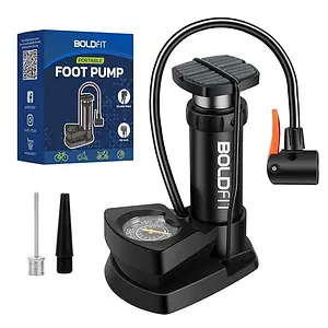 Boldfit Cycle Pump for Bicycle and Bike Foot Balloon Pump Machine for Balloon High Pressure Cycle Air Pump for Bicycle, Football Pump, Pump for Cycle Tyre