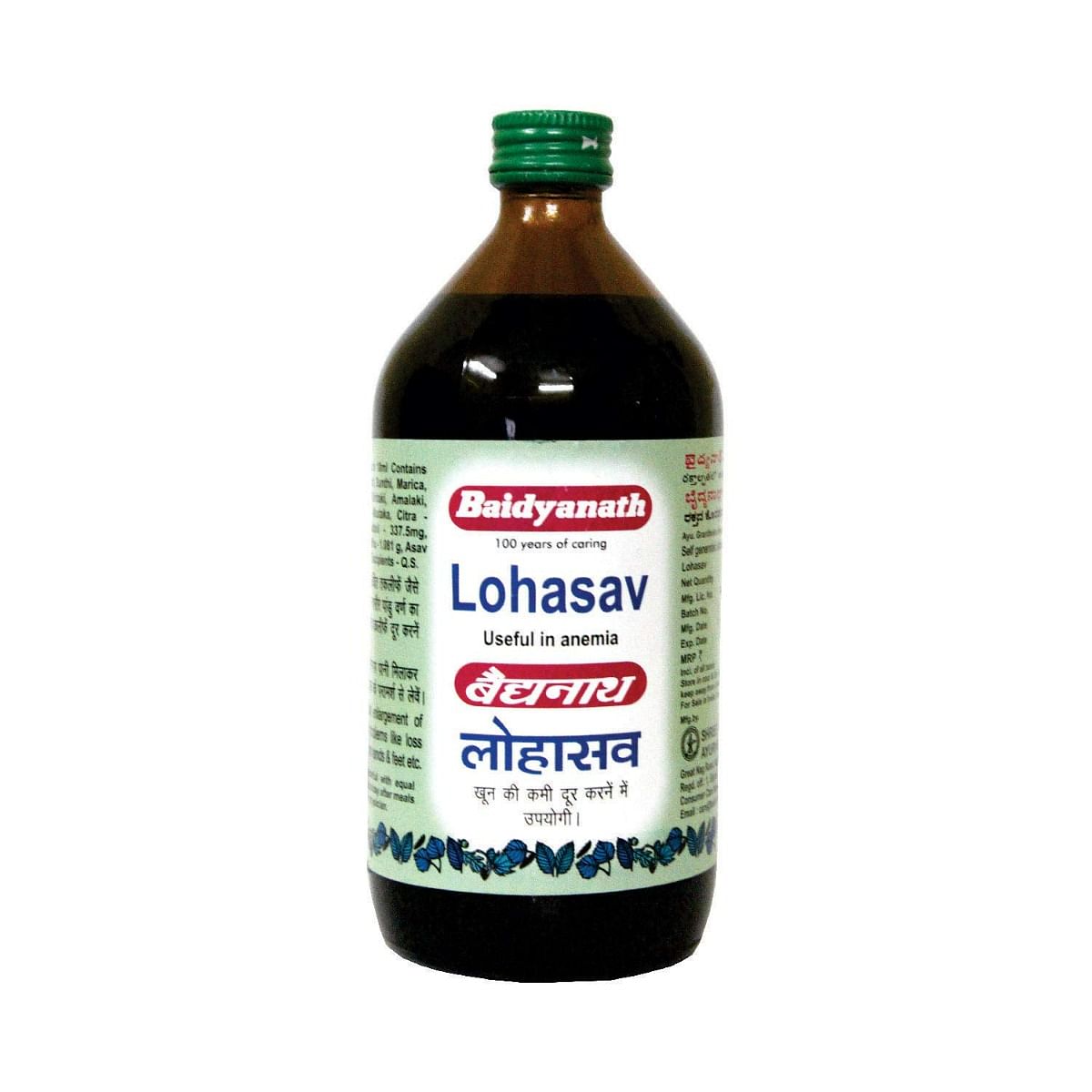 

Baidyanath Nagpur Lohasav-Anaemia Syrup-450 Ml