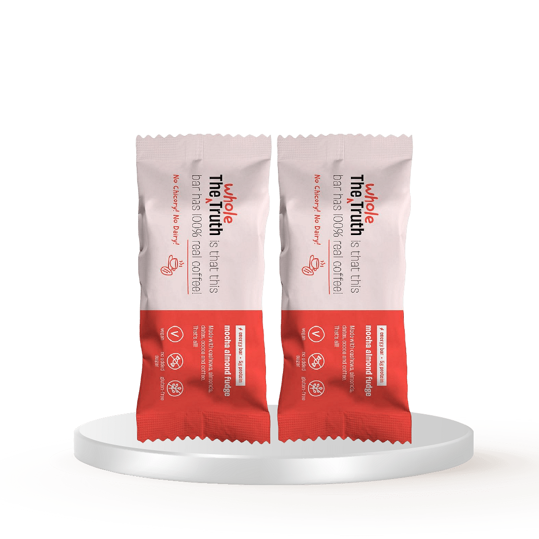 

The Whole Truth - Energy Bars | Mocha Almond Fudge | Pack of 6 x 40g | Dairy Free & Sugarfree | No Artificial Sweeteners | Vegan | No Preservatives...