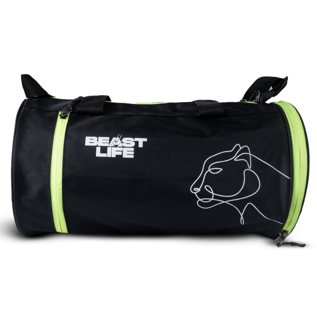 BeastLife Gym Bag for Men & Women - Unisex Duffle Bag with Separate Shoe Compartment, Adjustable Sports Gym Bag for Travel, Towel, and Gear-image-5