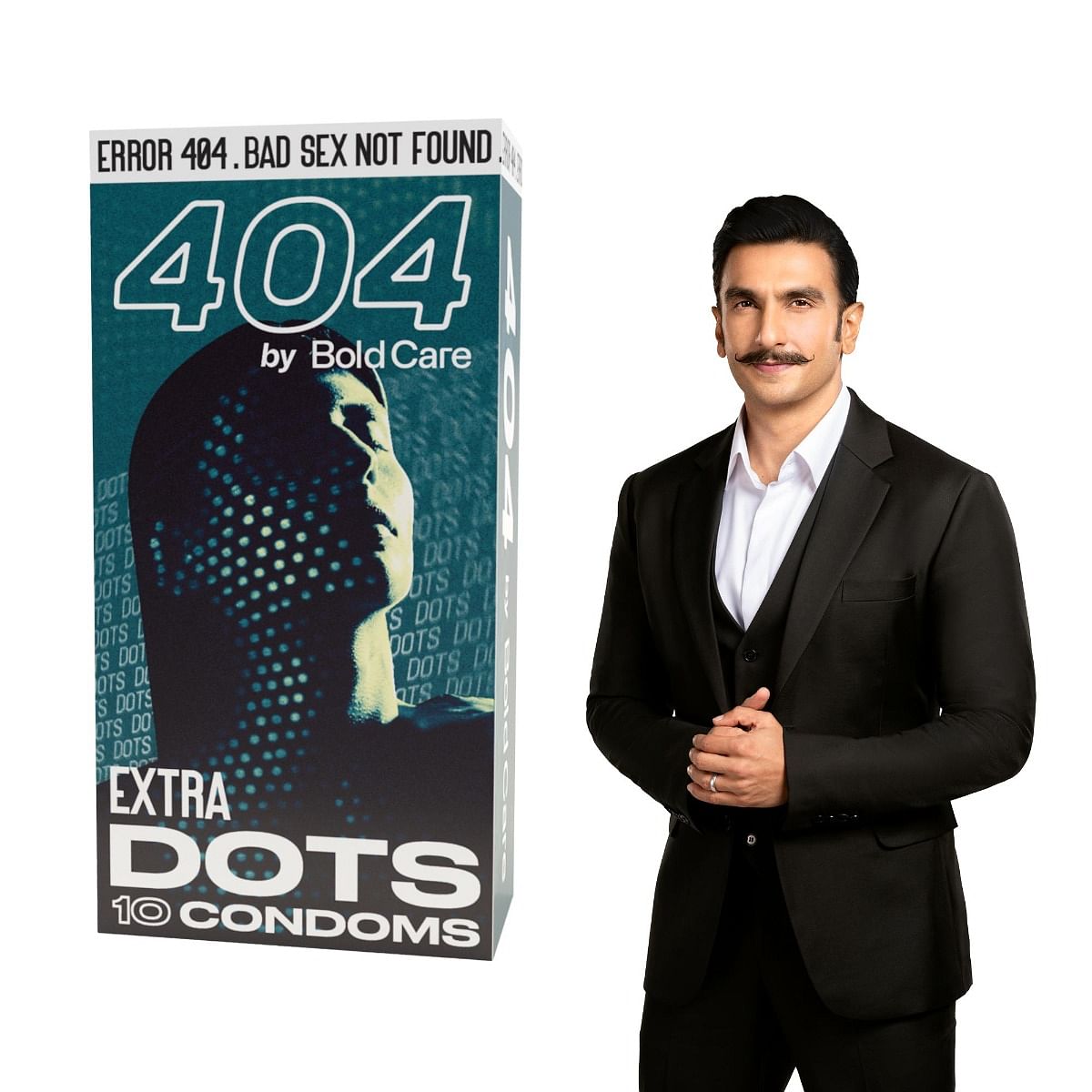 

Bold Care 404 Extra Dots Condoms for Men - Elevate Pleasure with Every Touch - 10 Condoms (Pack of 1)