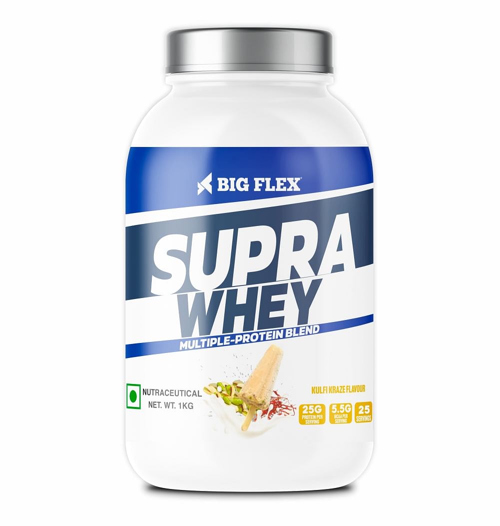 

Bigflex Supra Whey Multi-Blend Protein - Kulfi Kraze 1kg